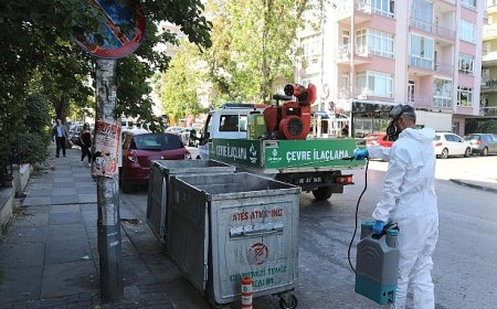 Çankaya’da İlaçlama Çalışmaları Sürüyor