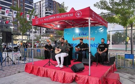 Keçiörenliler Yaz Konserleriyle Stres Atıyor