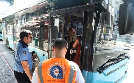 Halk otobüslerinde klima denetimi sürüyor