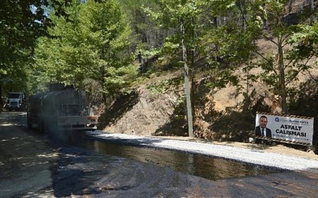 Büyükşehir’den Gündoğmuş’a yol yatırımı