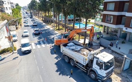 Güzelbahçe Belediyesi İlçenin Ana Arterlerini Yeniliyor