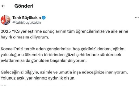 Büyükakın üniversiteyi kazanan öğrencileri tebrik etti