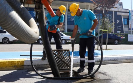 Sakarya’da yağmur suyu hatları temizleniyor