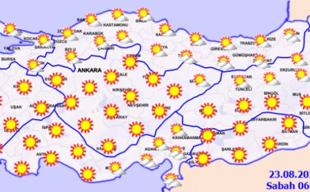 Türkiye genelinde sıcak ve açık hava etkisini sürdürüyor