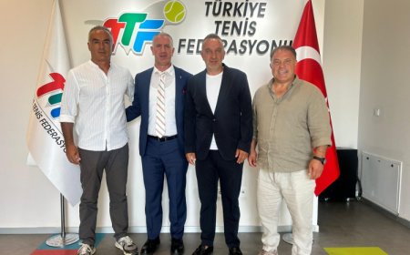Tenis Kulüpleri Birliği yönetimi TTF Başkanı ile görüştü