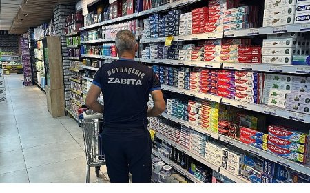 Büyükşehir’den market raflarına sıkı takip