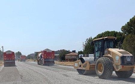 Büyükşehir’den 13 Bin Ton Asfalt, 55 Kilometre Sathi Kaplama