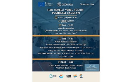 Marmara, Avşa ve Ekinlik Adalarında Kültür Sanat Buluşmaları 3 Ada Kültür Sanat Günleri 3 Ada 9 Yerleşim 9 Gün, 11 Etkinlik!