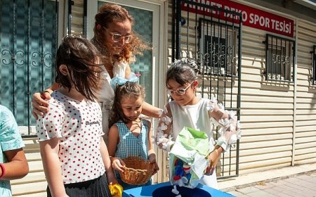 Karşıyakalı çocuklardan “Mavi Kapak” projesine tam destek