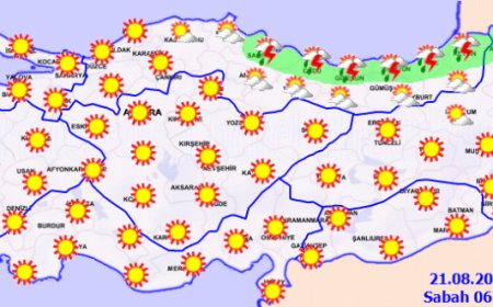 Karadeniz’de yağış, güneyde sıcaklıklar yükseliyor