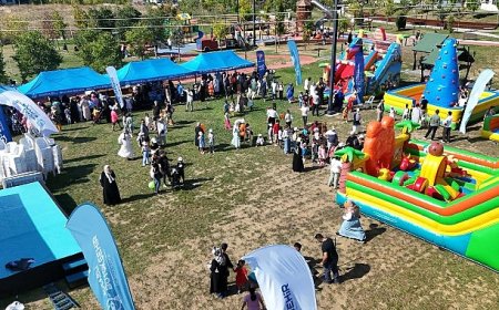 Gölcük Millet Bahçesi çocuk kahkahalarıyla şenlendi