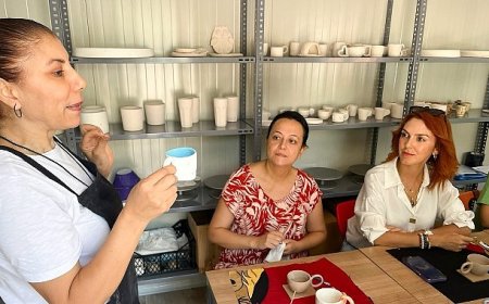 Yenişehir Belediyesinden kadınlara yönelik seramik sanatı eğitimi