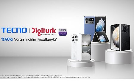 TECNO ve Digiturk’ten Avantajlı İş Birliği: Seçili Akıllı Telefonlarda %40’a Varan İndirim