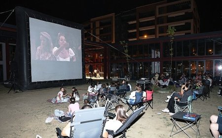 Pancar Deposu’nda açık havada sinema keyfi
