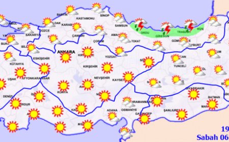Sıcaklıklar iç kesimlerde artıyor, yağışlar kuzeyde etkili