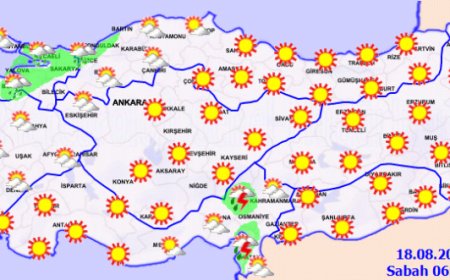 Kuzey ve batı kesimlerde sağanak yağış bekleniyor