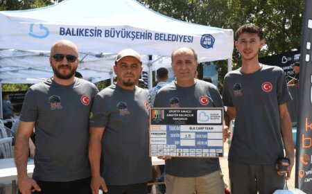 Balıkesir’de amatör balıkçılar hünerlerini sergiledi