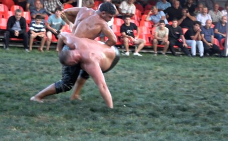 Şile yağlı güreşleri 2 yıl sonra yeniden yapıldı