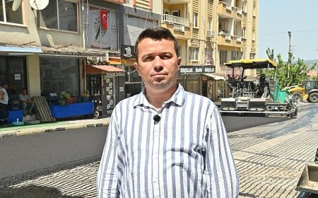 Büyükşehir, Soma’da Sıcak Asfalt Çalışmalarını Tamamladı