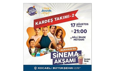 Büyükşehir’le açık havada sinema keyfi bir başka