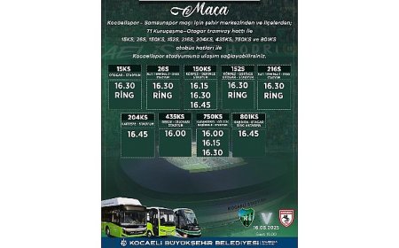 Tüm yollar Büyükşehir’le Kocaeli Stadı’na çıkar