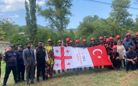 Konya İtfaiyesi’nden Gürcistan’da “Doğada Arama Kurtarma Eğitimi”