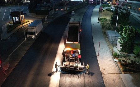 Küçükçekmece’de Asfalt Çalışmaları ile Yol Konforu Artıyor
