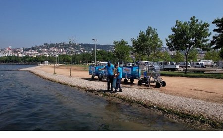 Kocaeli sahilleri hem bakımlı hem de pırıl pırıl