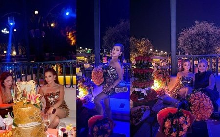 Melisa Özmen’e doğum gününde güller yağdı