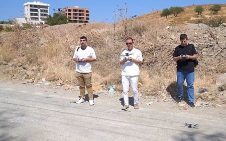 Seferihisar Belediyesi’nden drone destekli kaçak hafriyat denetimi