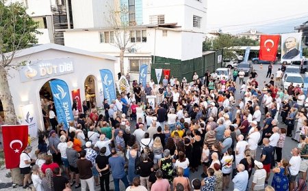 Güzelbahçe’de yeni bir sosyal yaşam alanı Güzbel Dut Dibi hizmete açıldı