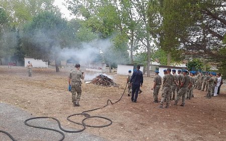 KOBİTEM’in yangın eğitimleri devam ediyor