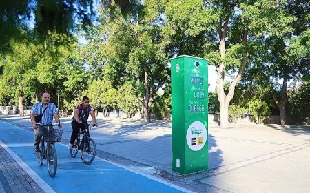 Konya Büyükşehir’in Yapay Zeka Destekli Bisiklet Sayaçları Devrede