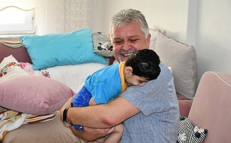 Başkan Gerenli’den minik Poyraz’a moral ziyareti