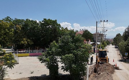 Elmalı Gündoğan Mahallesi’nde 2 kilometrelik yeni içme suyu hattı