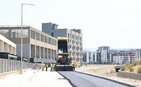 Balkan Mahallesi’nde yollar asfaltlanıyor