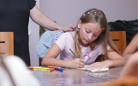 Gün boyunca çocuklar sanatla iç içe