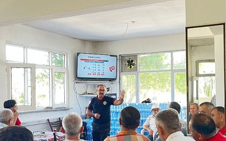 İtfaiyeden yangınlara karşı farkındalık eğitimi