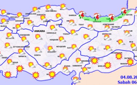 Türkiye genelinde sıcaklıklar yükseliyor