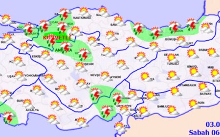 Sıcaklıklar doğuda yükseliyor, batıda sağanak alarmı