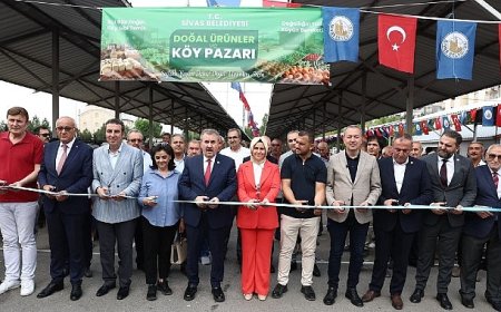 Doğal Ürünler ve Köy Pazarı Hizmete Açıldı