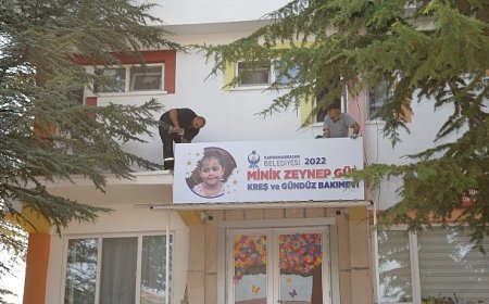 Minik Zeynep Gül’ün Adı Kreşte Yaşatılacak