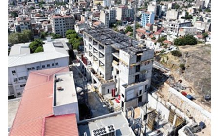 Eşrefpaşa Hastanesi inşaatı beşinci kata ulaştı