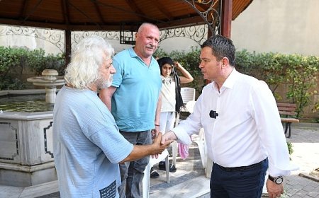 Başkan Erkan Aydın Küçükbalıklı’da vatandaşla buluştu