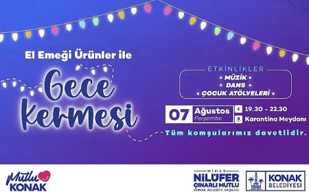 Konak’ta kadınların el emeği ‘Gece Kermesi’nde​ değerlenecek