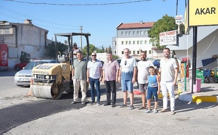 Burhaniye Sanayi Sitesi’nde Asfalt Yama Çalışmaları Başladı