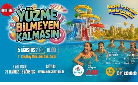 Nevşehir Belediyesi Yüzme Havuzu Açılıyor