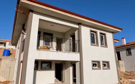 Afet bölgesinin iki katlı köy evleri tamamlandı… İlk görüntüler Kahramanmaraş Bulanık Köyü’nden