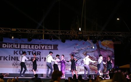 Dikili Belediyesi Kültür Etkinlikleri dansın ve ritmin coşkusuyla başladı