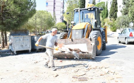 İzmir Çiğli’de moloza kararlı müdahale